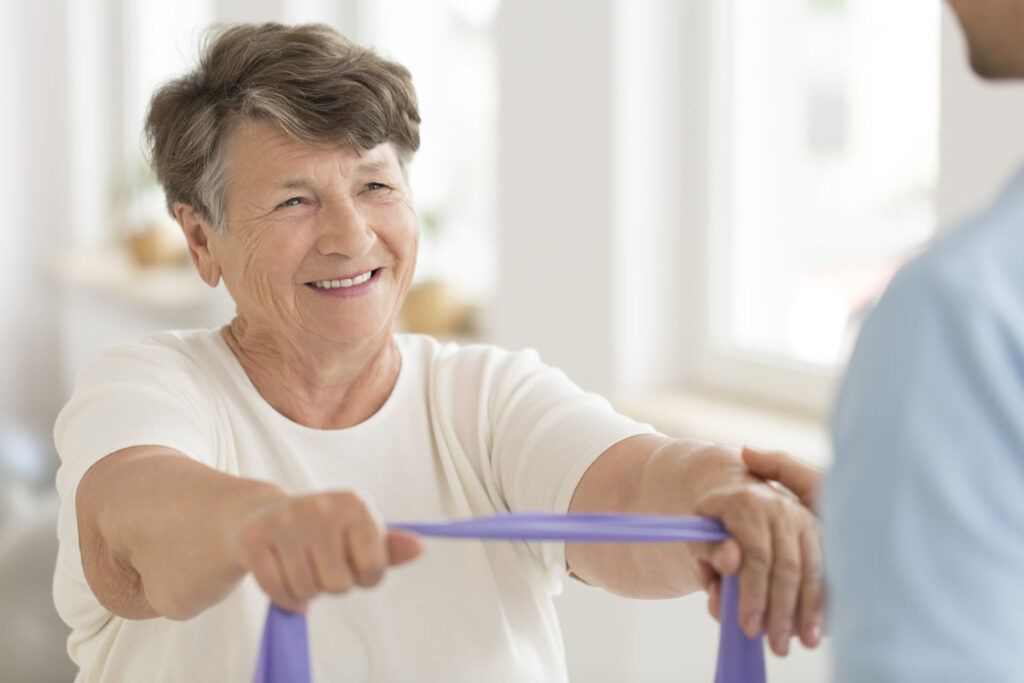 Fisioterapia domiciliar para idosos